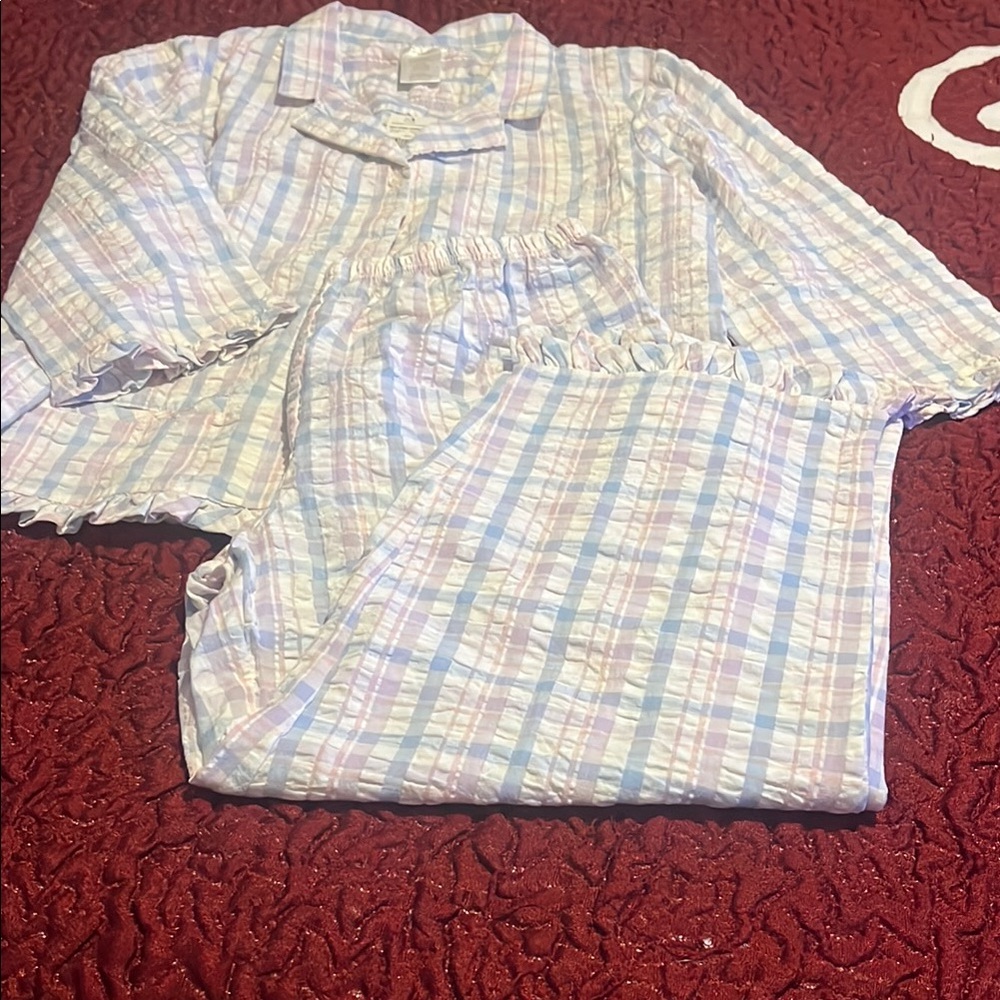 Pastel Striped Pajama Set